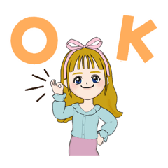 [LINEスタンプ] りなです。よろしく♡4