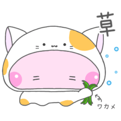 [LINEスタンプ] くらげ＆ねこ♡チンアナゴ物語