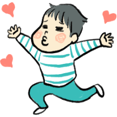 [LINEスタンプ] おにいといもうと