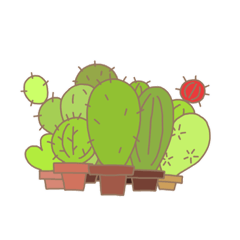 [LINEスタンプ] まいにちサボテン。その2