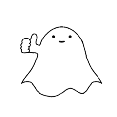 [LINEスタンプ] ゆるいおばけさん。