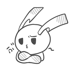 [LINEスタンプ] ほんわかうさぎのお言葉