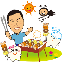 [LINEスタンプ] 歯科医師 トライアスリート＆キャンパー