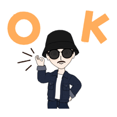 [LINEスタンプ] R( ´͈灬`͈ )