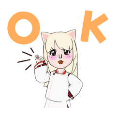 [LINEスタンプ] 可愛いミカルナ