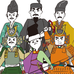 [LINEスタンプ] 武将スタンプ【第一弾】坂東武士図鑑 公式