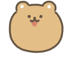 [LINEスタンプ] 動くクマのスタンプ