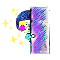 [LINEスタンプ] おかっぱサン