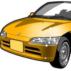 [LINEスタンプ] 車(スポーツカー8)クルマバイクシリーズ