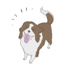 [LINEスタンプ] ボーダーコリー さっぱりVer