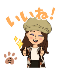 [LINEスタンプ] さっちゃん＆さーや＆さおりんのスタンプ