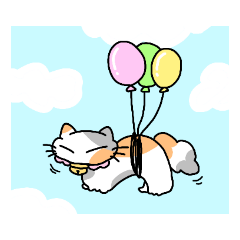 [LINEスタンプ] みけねこダンス