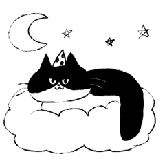 [LINEスタンプ] ハチワレねこ！2