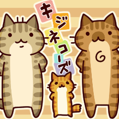 [LINEスタンプ] キジネコーズ