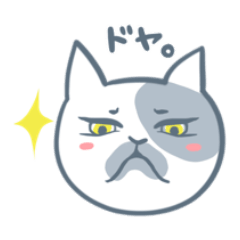 [LINEスタンプ] 泥棒猫のマルさん、喜怒哀楽（日常編）