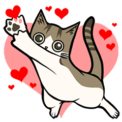 [LINEスタンプ] 猫のむーたんスタンプ 第1弾