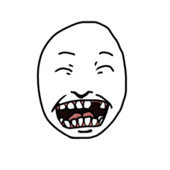 [LINEスタンプ] 歯茎はピンクでも赤でも紫でも赤紫でもいい