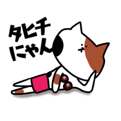 [LINEスタンプ] タヒチにゃん