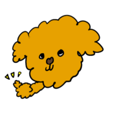 [LINEスタンプ] もふもふ＆ふわふわ犬