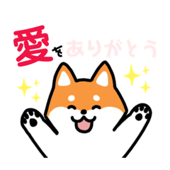 [LINEスタンプ] 柴犬シュワちゃんのあいさつスタンプ