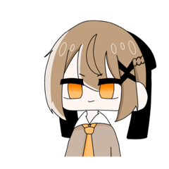 [LINEスタンプ] 黄色が好きな女の子ふつー編