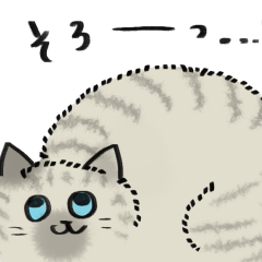 [LINEスタンプ] もふもふ猫大集合