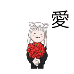 [LINEスタンプ] 1文字スタンプ【試作】