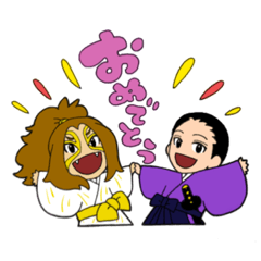 [LINEスタンプ] 茨木と綱