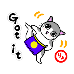 [LINEスタンプ] ねこはべつばら②