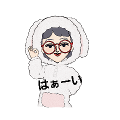 [LINEスタンプ] 着ぐるみ 友達風挨拶 うさぎ