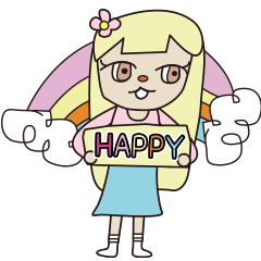 [LINEスタンプ] HAPPYYUYUYU