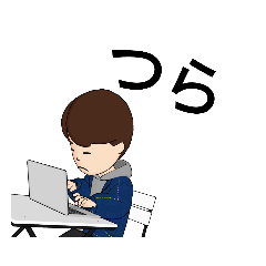 [LINEスタンプ] ボブという名の暇人