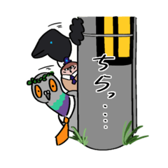 [LINEスタンプ] 公共のトリ