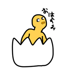 [LINEスタンプ] 黄身のキッミー