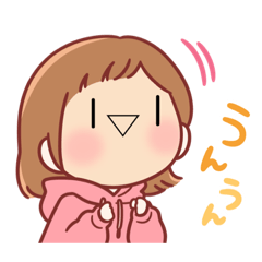 [LINEスタンプ] 女の子のスタンプ♪♪