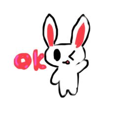 [LINEスタンプ] 乙女なうさぎちゃん