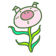 [LINEスタンプ] ぶたくしゃ〜(草)