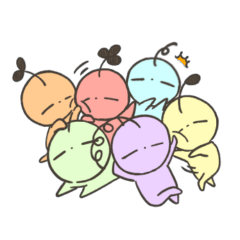 [LINEスタンプ] ヌヌちゃんず