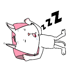 [LINEスタンプ] 白いネコNISAI