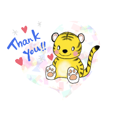 [LINEスタンプ] 毎日使えるかわいいトラ