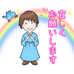 [LINEスタンプ] かしみん似顔絵スタンプ