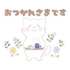 [LINEスタンプ] ねこちゃんずっとスタンプ