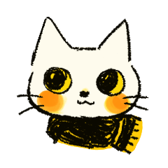 [LINEスタンプ] ネコのミカヅキ