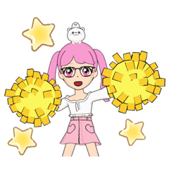 [LINEスタンプ] よつよつスタンプ〜かわいくv〜