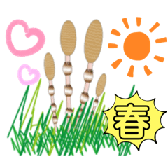 [LINEスタンプ] つくしたぬき