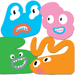 [LINEスタンプ] 40 shapes of mood