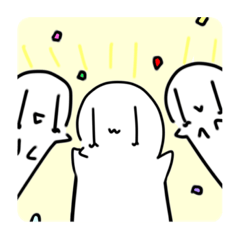 [LINEスタンプ] 白玉三兄弟のスタンプ