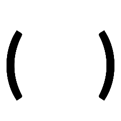 [LINEスタンプ] ( )