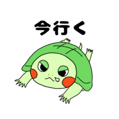 [LINEスタンプ] ミシシッピアカミミガメ(ミドリガメ)