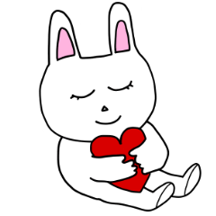 [LINEスタンプ] うさぎのみどりちゃん